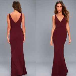 Lulus Melora Plum Dress
